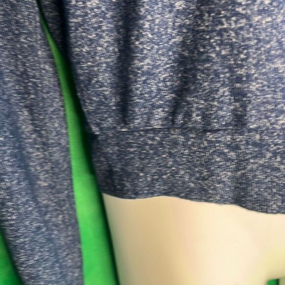 Zella Girls Blue Ling Sleeve Crop Top Small - Picture 8 of 11